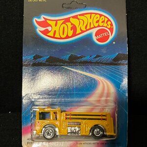 Vintage 1987 Mattel Hot Wheels Fire Eater Vehicle #4001 Fire Truck NEW Sealed